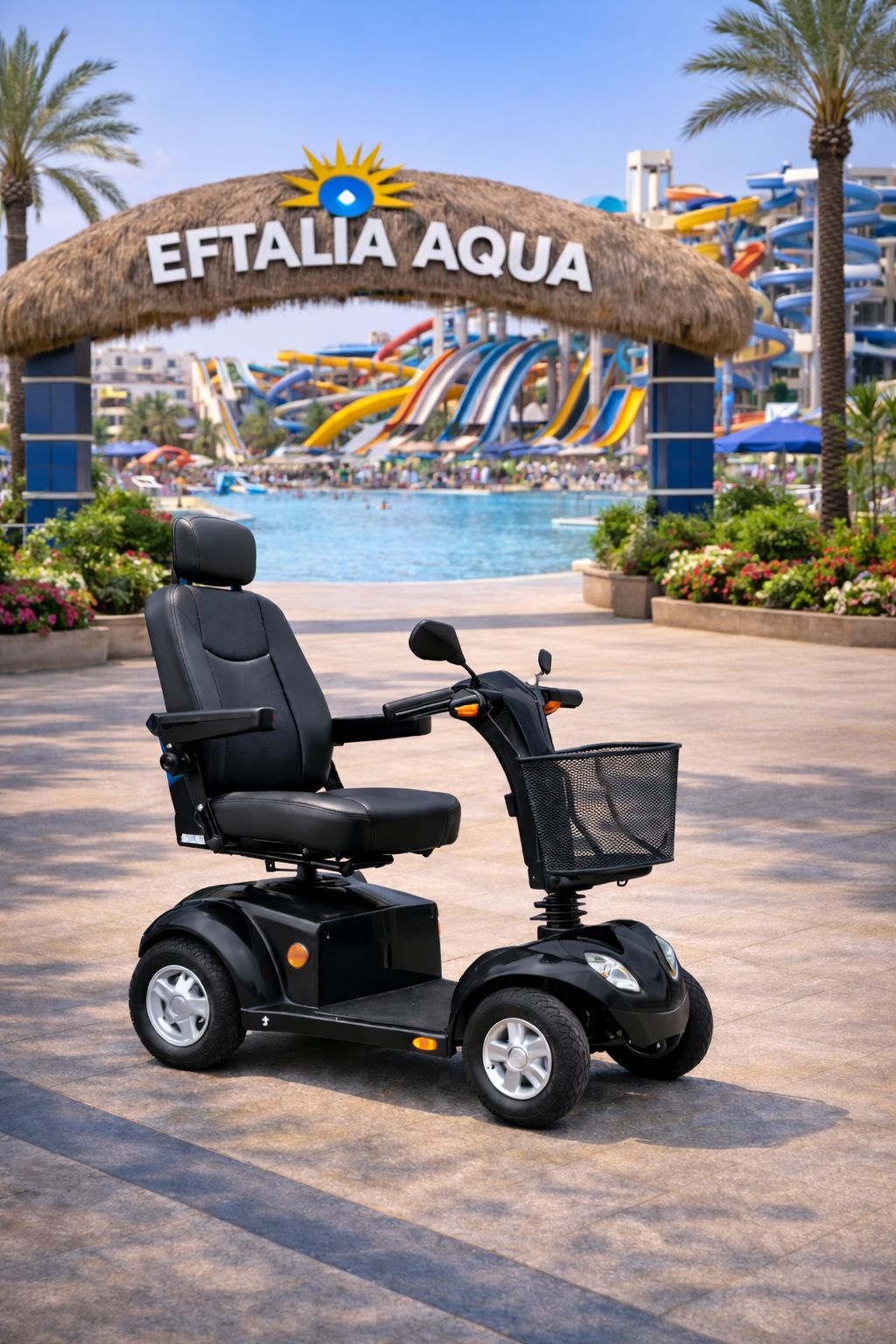 Mobility scooter rental at Eftalia Aqua Resort Alanya